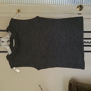 Wool blend sleeveless top